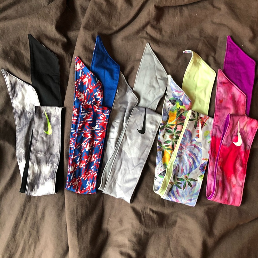 Reversible Nike Tie Headbands (SOLD SEPARATELY)